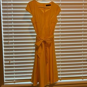 50s Style Yellow Dress